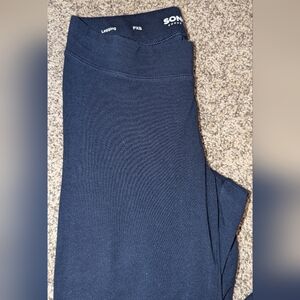 Women's Blue Petite Extra Small Leggings